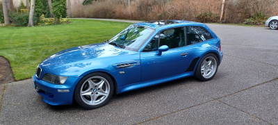 1999 BMW M Coupe in Estoril Blue Metallic over Black Nappa