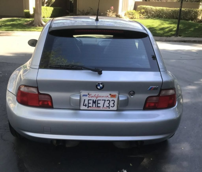 1999 BMW M Coupe in Arctic Silver Metallic over Dark Gray & Black Nappa