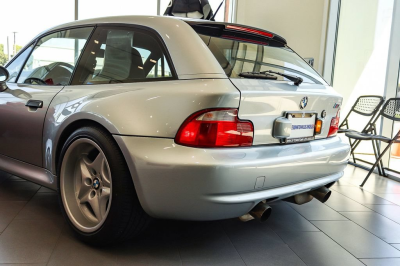 1999 BMW M Coupe in Arctic Silver Metallic over Dark Gray & Black Nappa