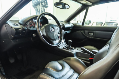 1999 BMW M Coupe in Arctic Silver Metallic over Dark Gray & Black Nappa