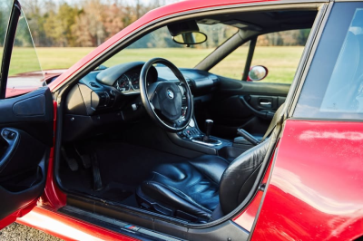 1999 BMW M Coupe in Imola Red 2 over Black Nappa