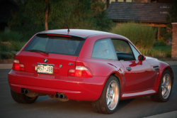 1999 BMW M Coupe in Imola Red 2 over Black Nappa