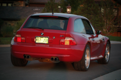 1999 BMW M Coupe in Imola Red 2 over Black Nappa