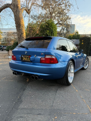 1999 BMW M Coupe in Estoril Blue Metallic over Black Nappa