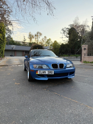 1999 BMW M Coupe in Estoril Blue Metallic over Black Nappa