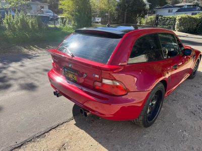 1999 BMW M Coupe in Imola Red 2 over Black Nappa
