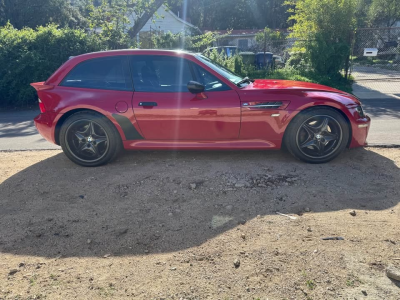 1999 BMW M Coupe in Imola Red 2 over Black Nappa