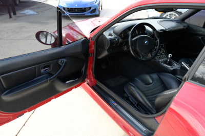 1999 BMW M Coupe in Imola Red 2 over Black Nappa