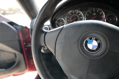 1999 BMW M Coupe in Imola Red 2 over Black Nappa
