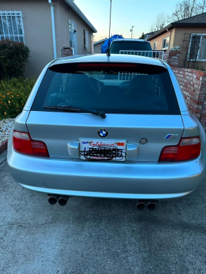 1999 BMW M Coupe in Arctic Silver Metallic over Black Nappa