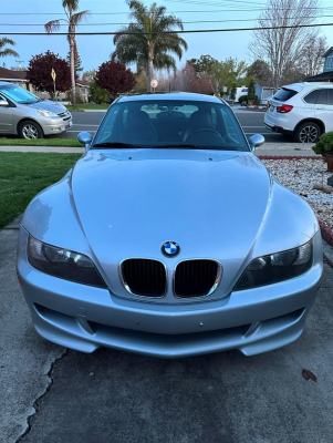 1999 BMW M Coupe in Arctic Silver Metallic over Black Nappa