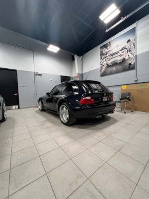 1999 BMW M Coupe in Cosmos Black Metallic over Black Nappa