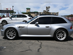 1999 BMW M Coupe in Arctic Silver Metallic over Dark Gray & Black Nappa