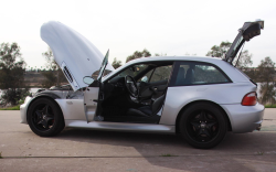 1999 BMW M Coupe in Arctic Silver Metallic over Dark Gray & Black Nappa