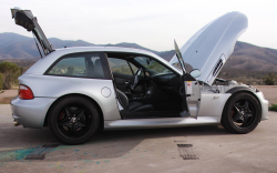 1999 BMW M Coupe in Arctic Silver Metallic over Dark Gray & Black Nappa