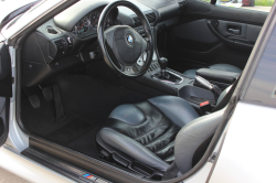 1999 BMW M Coupe in Arctic Silver Metallic over Dark Gray & Black Nappa