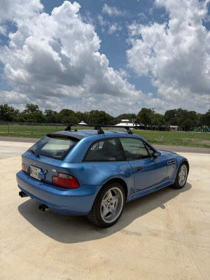 1999 BMW M Coupe in Estoril Blue Metallic over Dark Beige Oregon