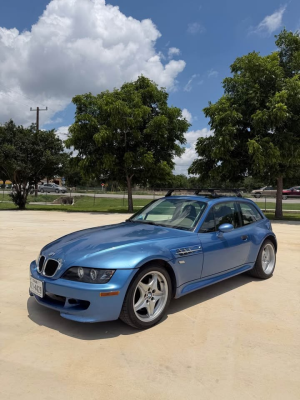 1999 BMW M Coupe in Estoril Blue Metallic over Dark Beige Oregon