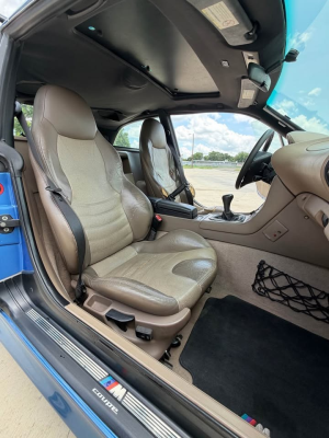1999 BMW M Coupe in Estoril Blue Metallic over Dark Beige Oregon