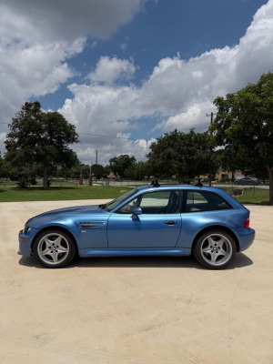 1999 BMW M Coupe in Estoril Blue Metallic over Dark Beige Oregon