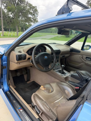 1999 BMW M Coupe in Estoril Blue Metallic over Dark Beige Oregon