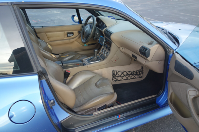 1999 BMW M Coupe in Estoril Blue Metallic over Dark Beige Oregon