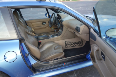 1999 BMW M Coupe in Estoril Blue Metallic over Dark Beige Oregon