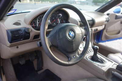 1999 BMW M Coupe in Estoril Blue Metallic over Dark Beige Oregon
