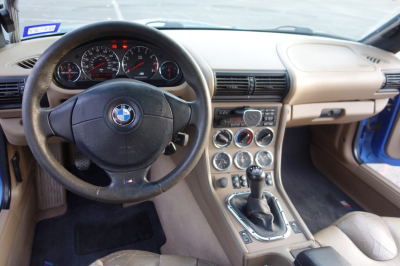 1999 BMW M Coupe in Estoril Blue Metallic over Dark Beige Oregon