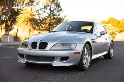 1999 BMW M Coupe in Arctic Silver Metallic over Dark Gray & Black Nappa