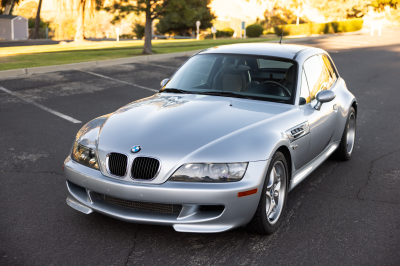 1999 BMW M Coupe in Arctic Silver Metallic over Dark Gray & Black Nappa