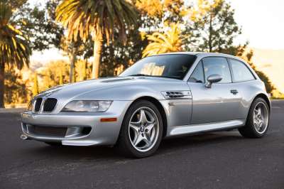 1999 BMW M Coupe in Arctic Silver Metallic over Dark Gray & Black Nappa