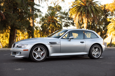 1999 BMW M Coupe in Arctic Silver Metallic over Dark Gray & Black Nappa