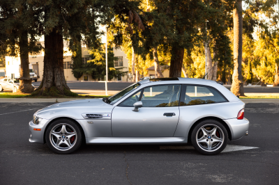 1999 BMW M Coupe in Arctic Silver Metallic over Dark Gray & Black Nappa