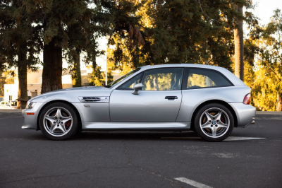 1999 BMW M Coupe in Arctic Silver Metallic over Dark Gray & Black Nappa