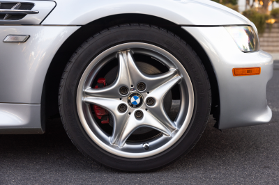 1999 BMW M Coupe in Arctic Silver Metallic over Dark Gray & Black Nappa