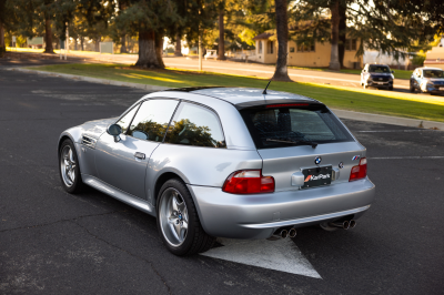 1999 BMW M Coupe in Arctic Silver Metallic over Dark Gray & Black Nappa