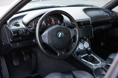 1999 BMW M Coupe in Arctic Silver Metallic over Dark Gray & Black Nappa