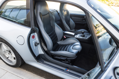 1999 BMW M Coupe in Arctic Silver Metallic over Dark Gray & Black Nappa