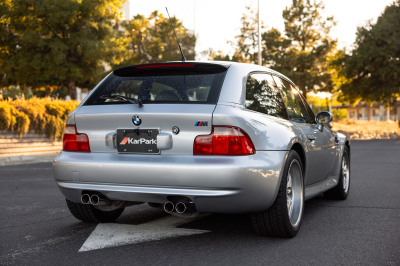 1999 BMW M Coupe in Arctic Silver Metallic over Dark Gray & Black Nappa