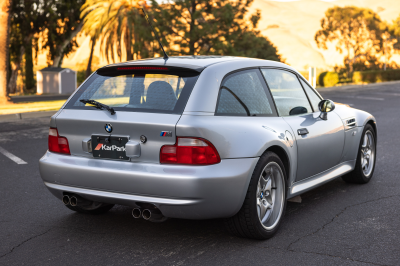 1999 BMW M Coupe in Arctic Silver Metallic over Dark Gray & Black Nappa