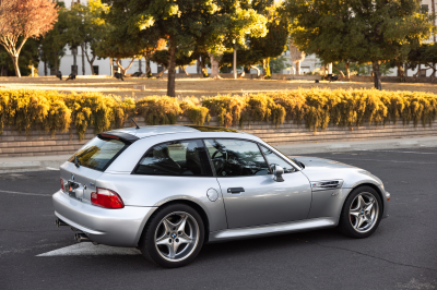 1999 BMW M Coupe in Arctic Silver Metallic over Dark Gray & Black Nappa