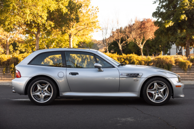 1999 BMW M Coupe in Arctic Silver Metallic over Dark Gray & Black Nappa