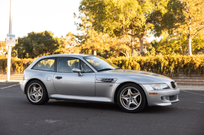 1999 BMW M Coupe in Arctic Silver Metallic over Dark Gray & Black Nappa