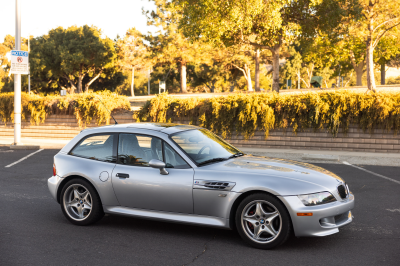 1999 BMW M Coupe in Arctic Silver Metallic over Dark Gray & Black Nappa