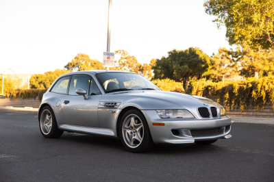1999 BMW M Coupe in Arctic Silver Metallic over Dark Gray & Black Nappa