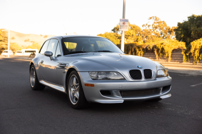 1999 BMW M Coupe in Arctic Silver Metallic over Dark Gray & Black Nappa