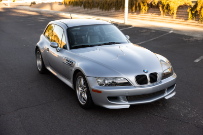 1999 BMW M Coupe in Arctic Silver Metallic over Dark Gray & Black Nappa