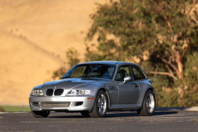 1999 BMW M Coupe in Arctic Silver Metallic over Dark Gray & Black Nappa