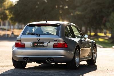 1999 BMW M Coupe in Arctic Silver Metallic over Dark Gray & Black Nappa